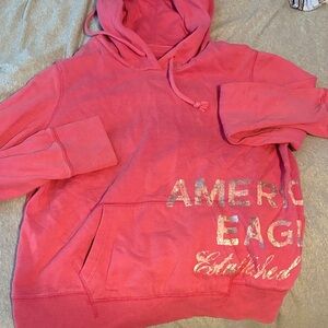 American Eagle Outfitters Vibrant Red Fleece